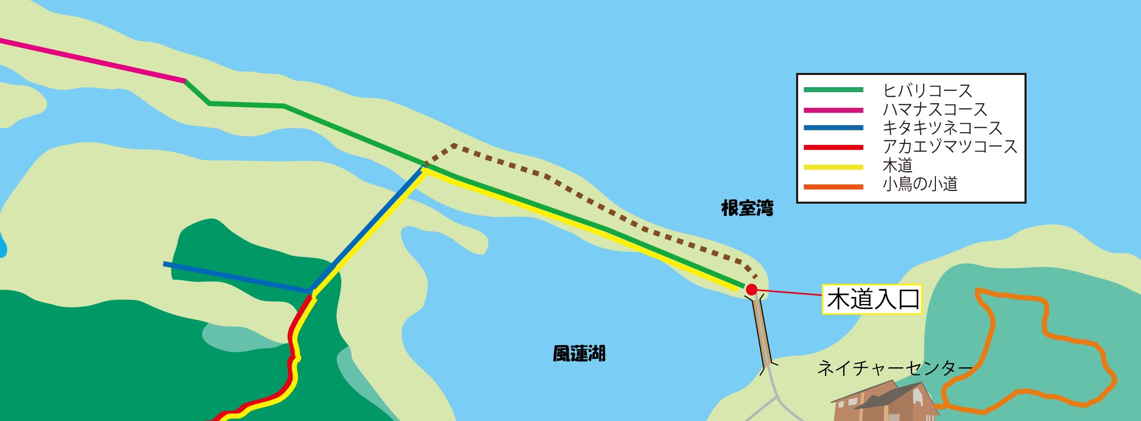 春国岱・自然学習林コース